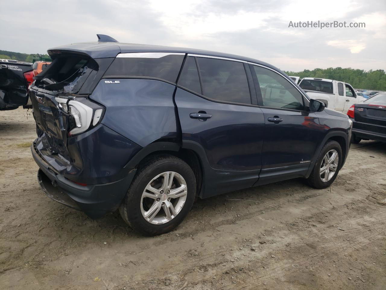 2019 Gmc Terrain Sle Blue vin: 3GKALMEV5KL141664