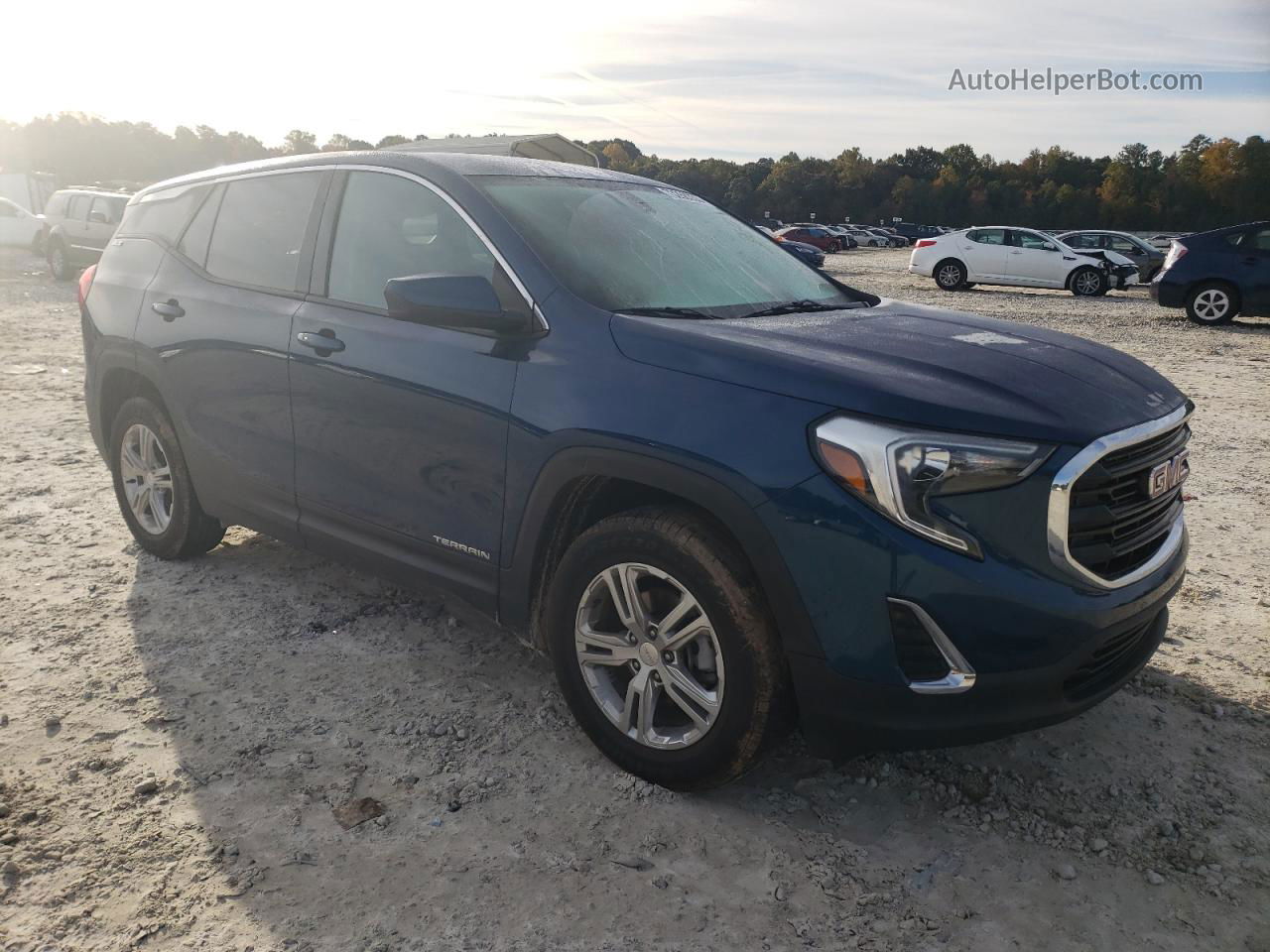 2019 Gmc Terrain Sle Blue vin: 3GKALMEV5KL231896