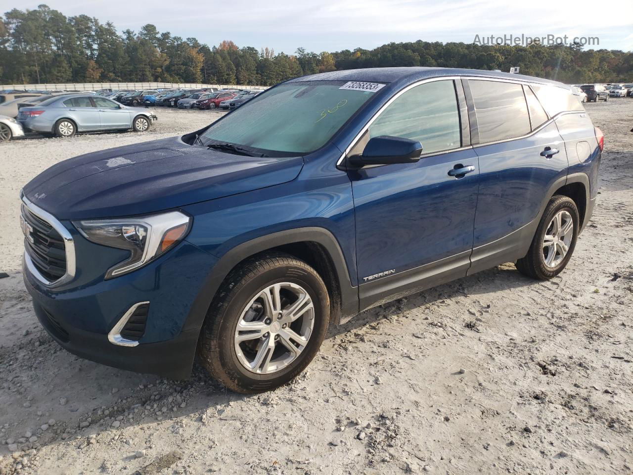 2019 Gmc Terrain Sle Blue vin: 3GKALMEV5KL231896