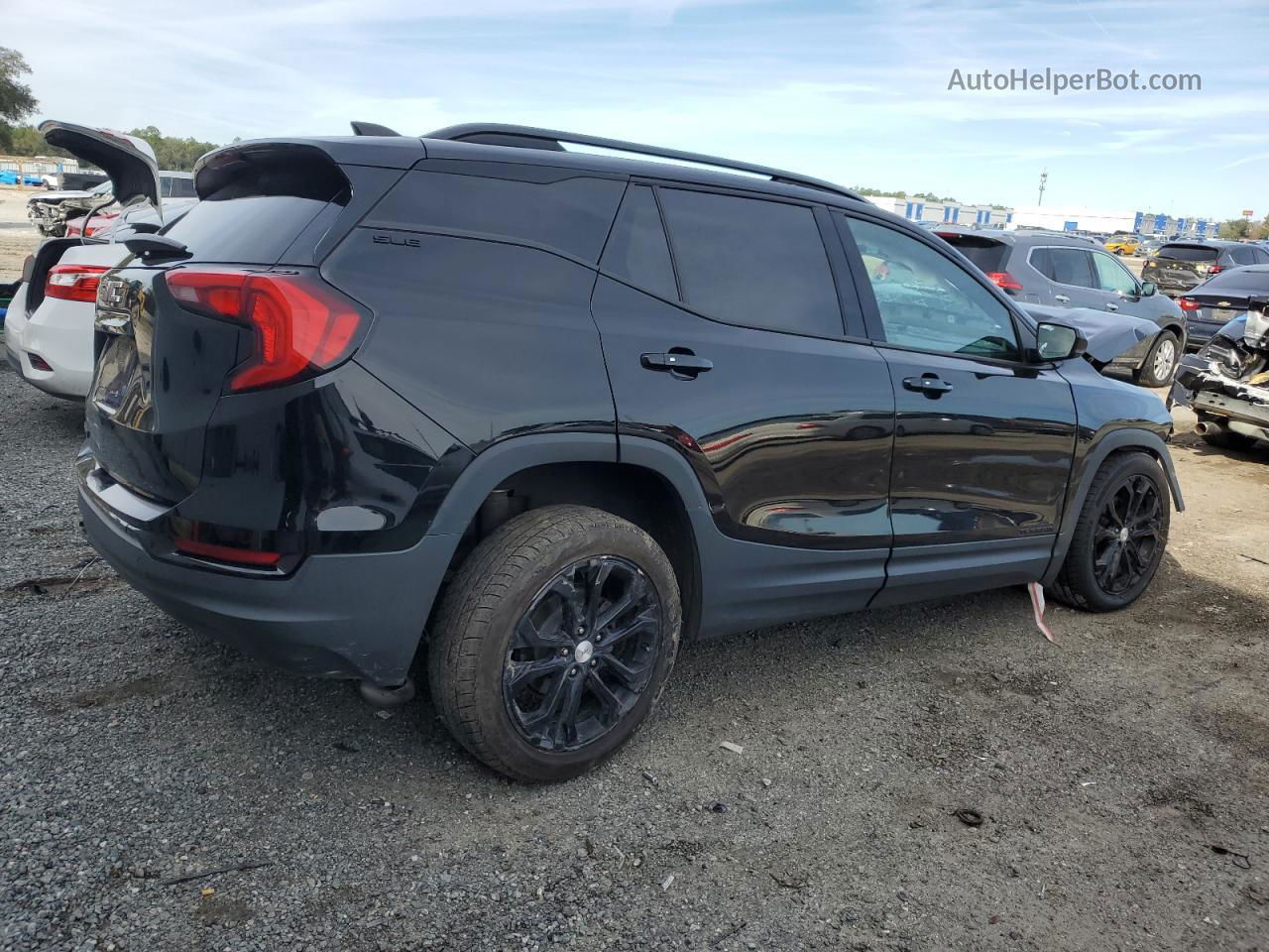 2019 Gmc Terrain Sle Черный vin: 3GKALMEV5KL397271