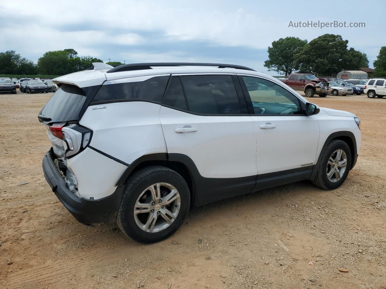 2020 Gmc Terrain Sle White vin: 3GKALMEV5LL111680