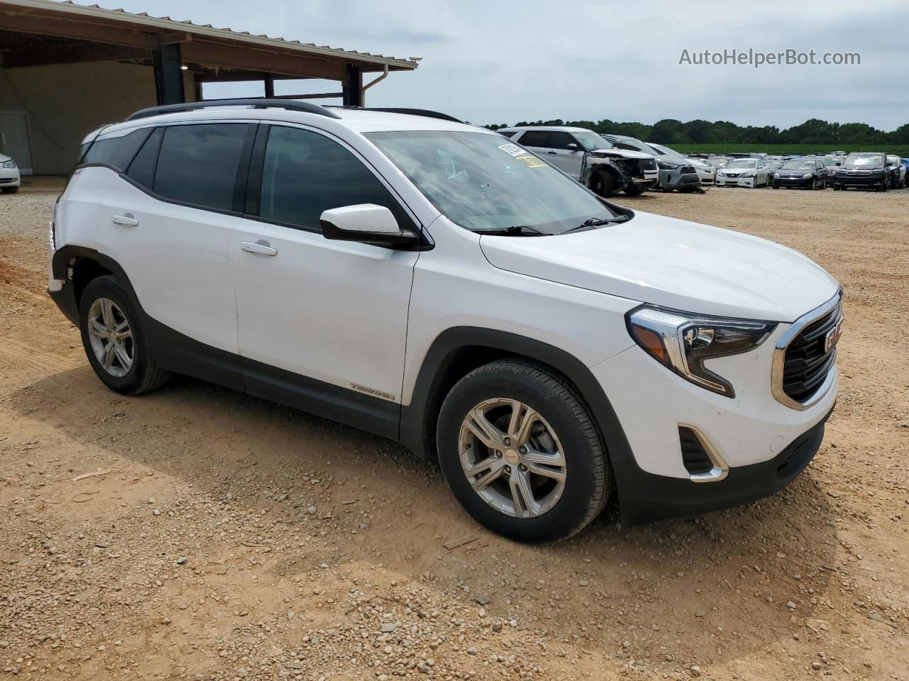 2020 Gmc Terrain Sle Белый vin: 3GKALMEV5LL111680