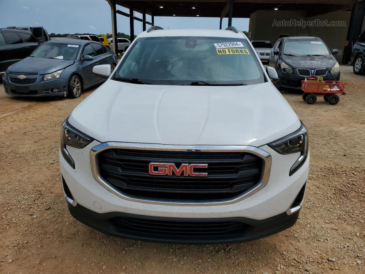 2020 Gmc Terrain Sle White vin: 3GKALMEV5LL111680