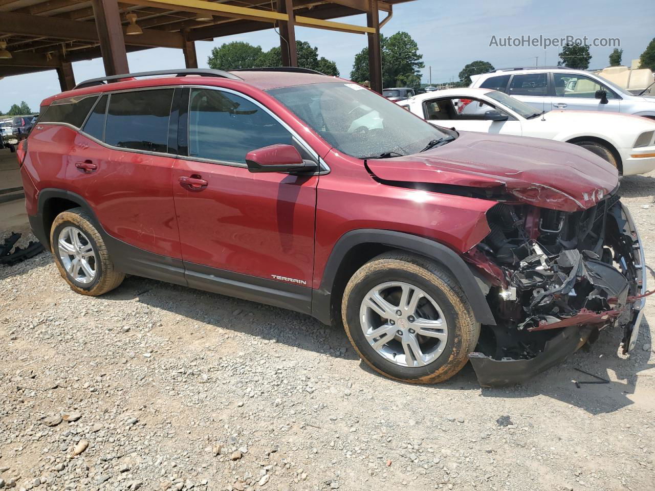 2020 Gmc Terrain Sle Красный vin: 3GKALMEV5LL176741