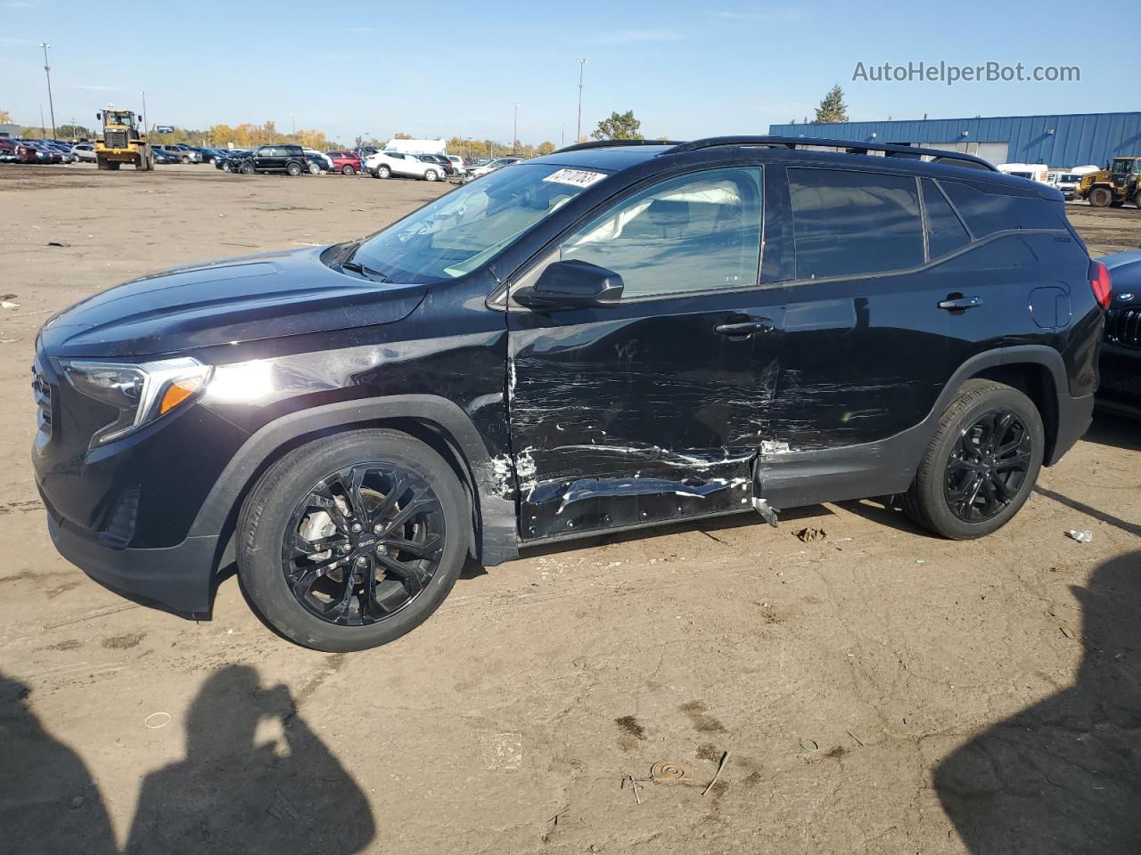 2020 Gmc Terrain Sle Черный vin: 3GKALMEV5LL186489