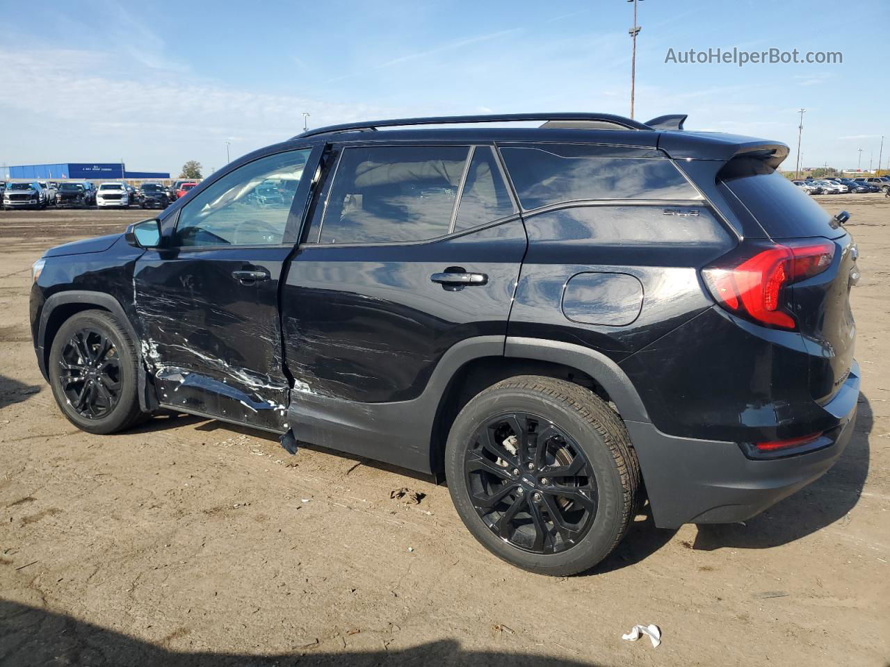 2020 Gmc Terrain Sle Черный vin: 3GKALMEV5LL186489