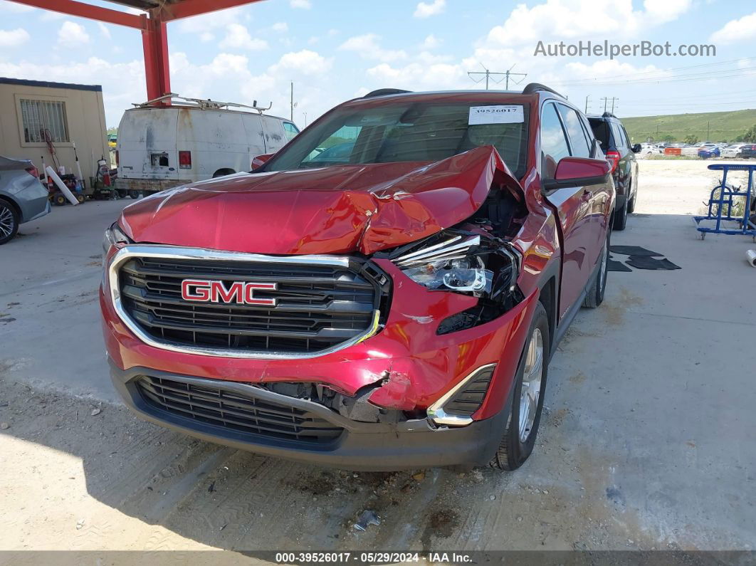 2020 Gmc Terrain Fwd Sle Red vin: 3GKALMEV5LL192616