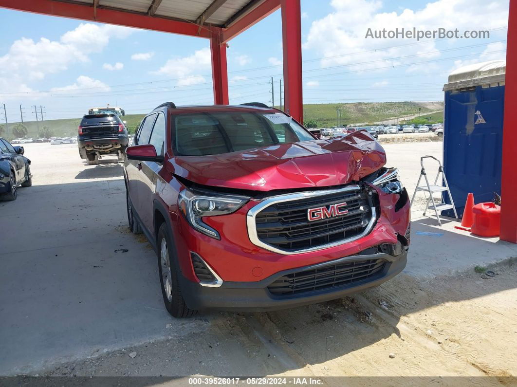 2020 Gmc Terrain Fwd Sle Red vin: 3GKALMEV5LL192616