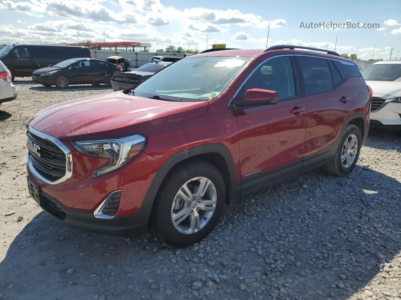 2020 Gmc Terrain Sle Red vin: 3GKALMEV5LL226764