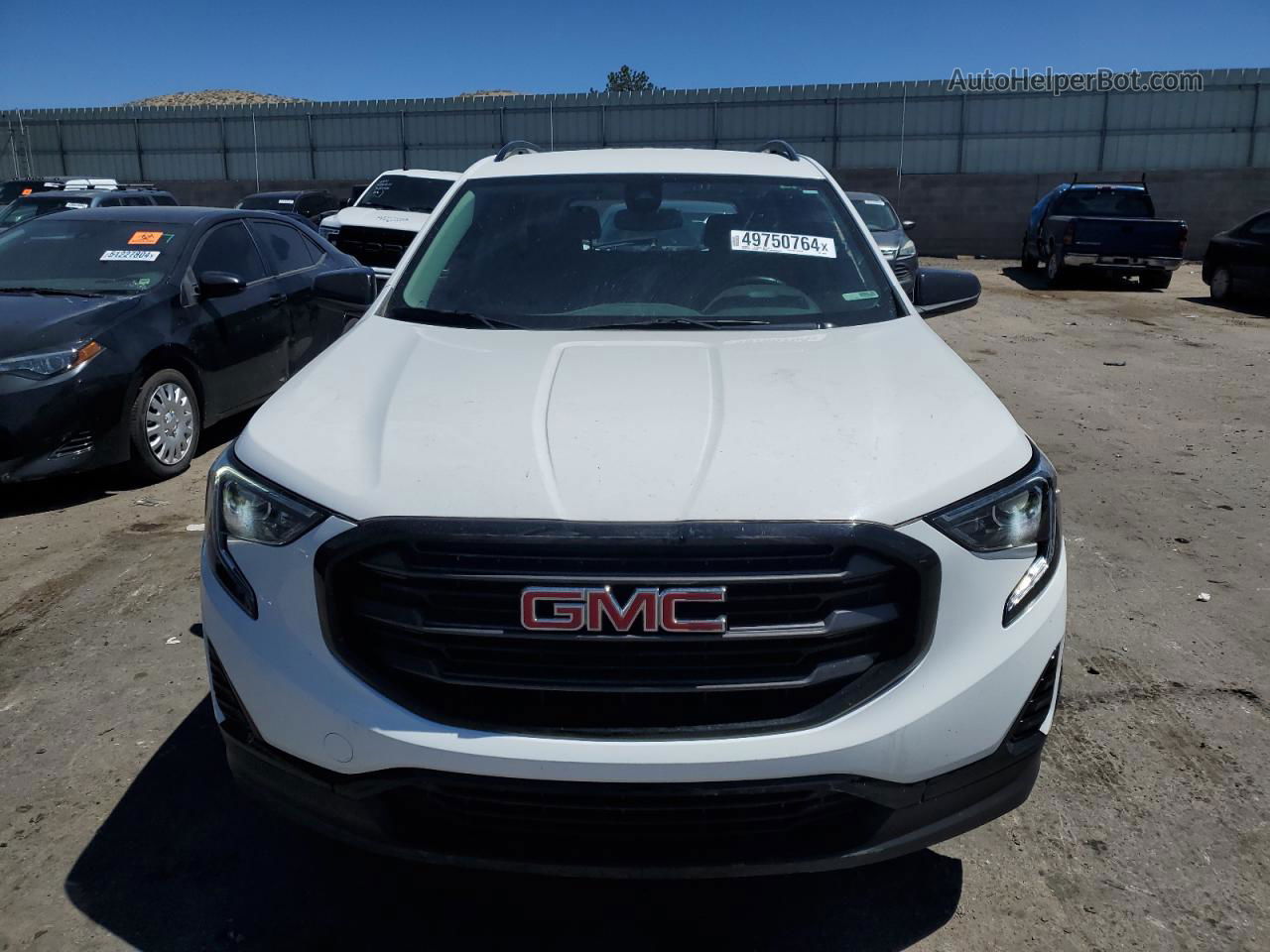 2020 Gmc Terrain Sle White vin: 3GKALMEV5LL289900