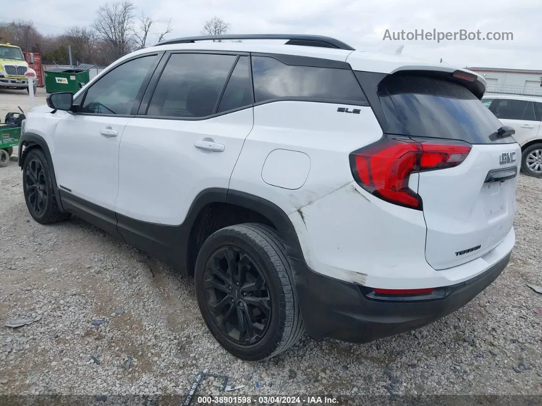 2020 Gmc Terrain Fwd Sle White vin: 3GKALMEV5LL341221