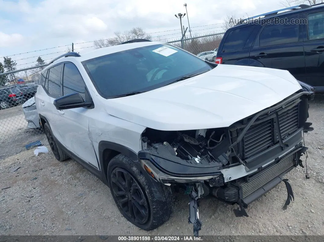 2020 Gmc Terrain Fwd Sle White vin: 3GKALMEV5LL341221