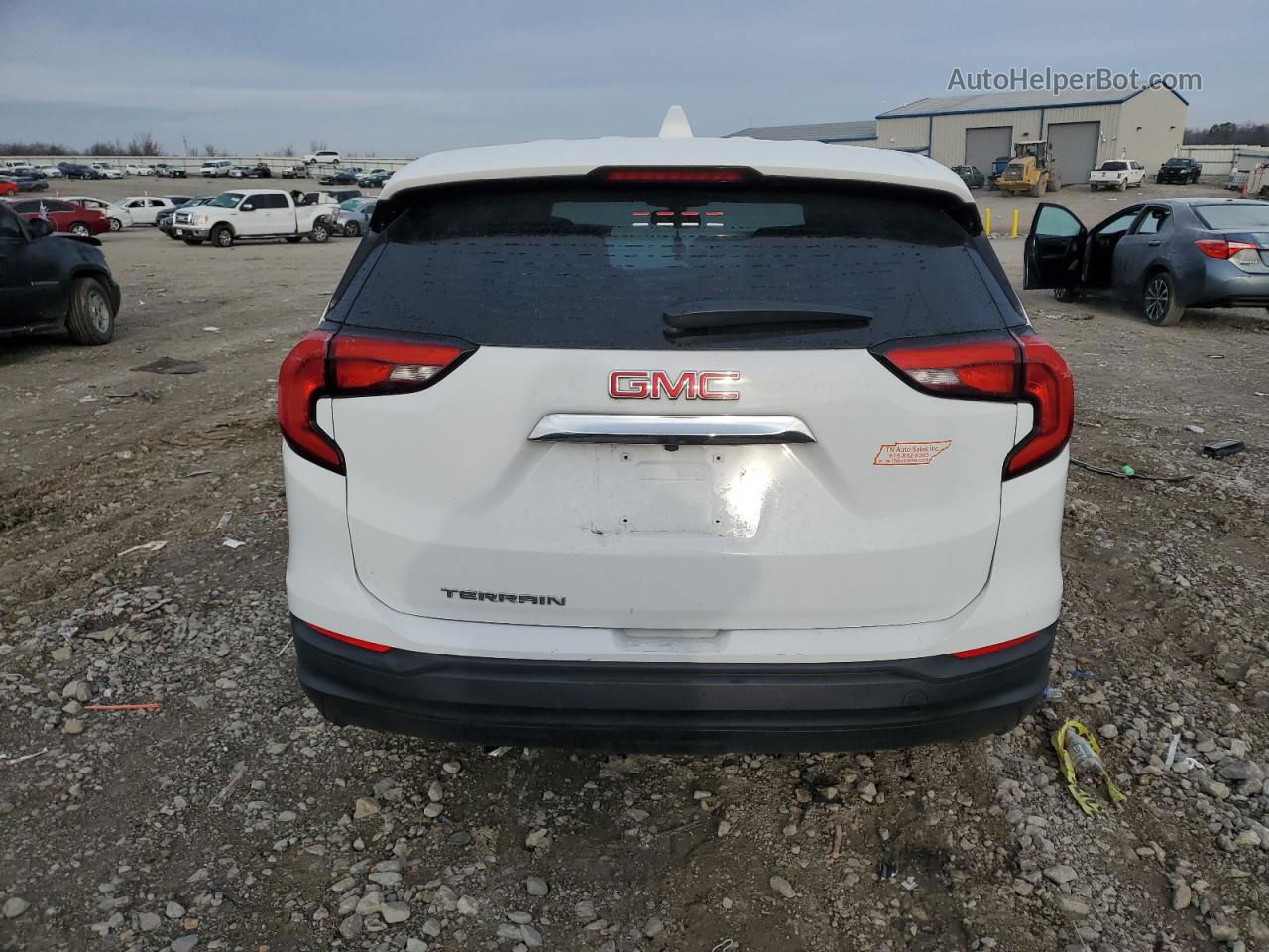 2019 Gmc Terrain Sle White vin: 3GKALMEV6KL124615