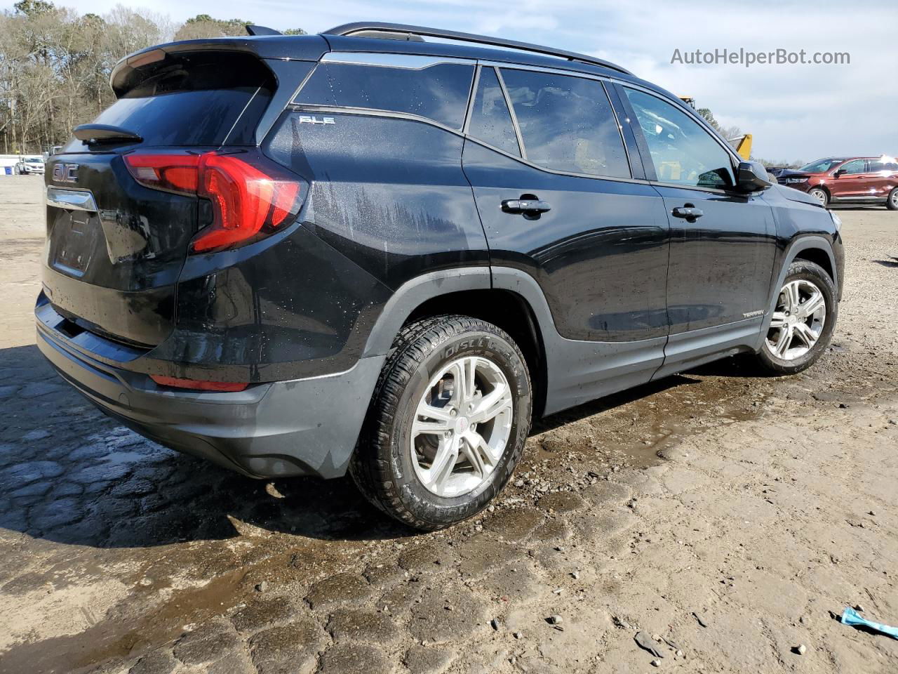 2019 Gmc Terrain Sle Черный vin: 3GKALMEV6KL193241