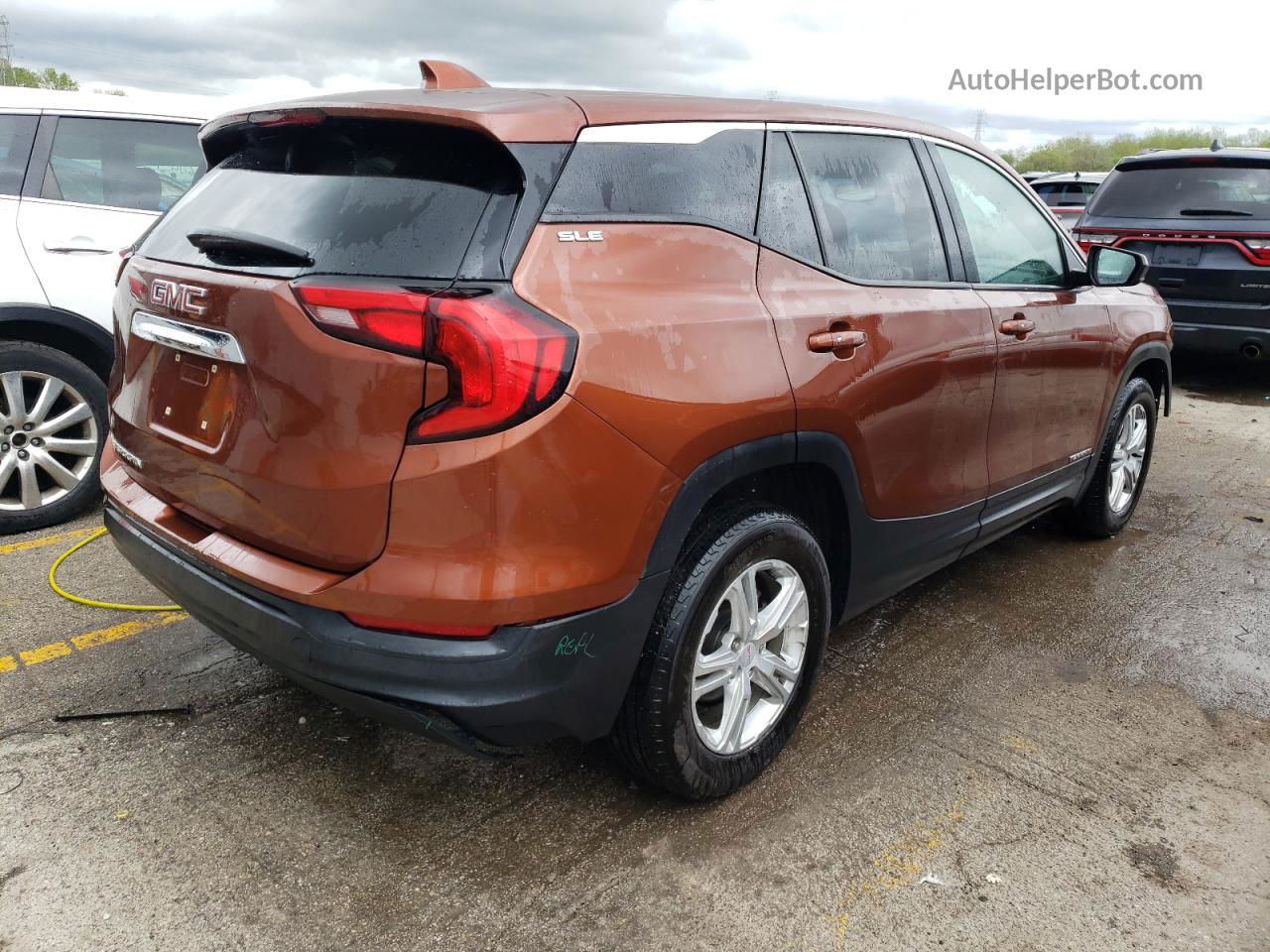 2019 Gmc Terrain Sle Orange vin: 3GKALMEV6KL288981