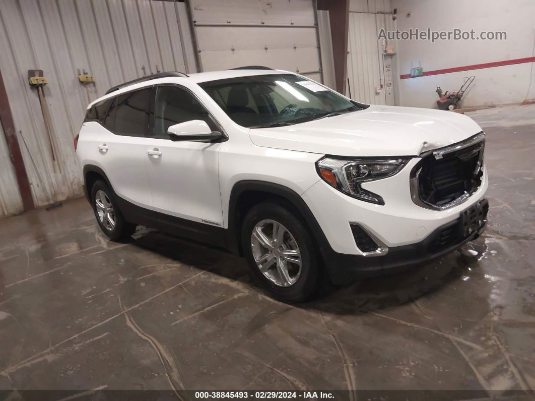 2020 Gmc Terrain Fwd Sle White vin: 3GKALMEV6LL105127