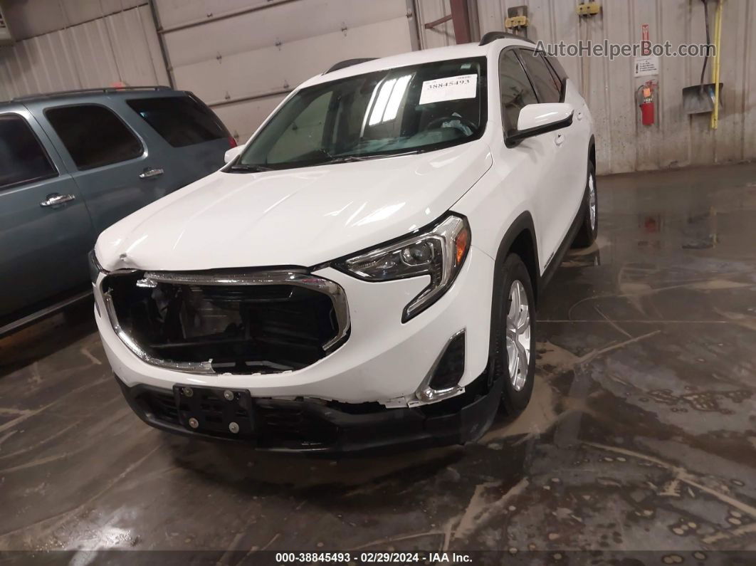 2020 Gmc Terrain Fwd Sle White vin: 3GKALMEV6LL105127