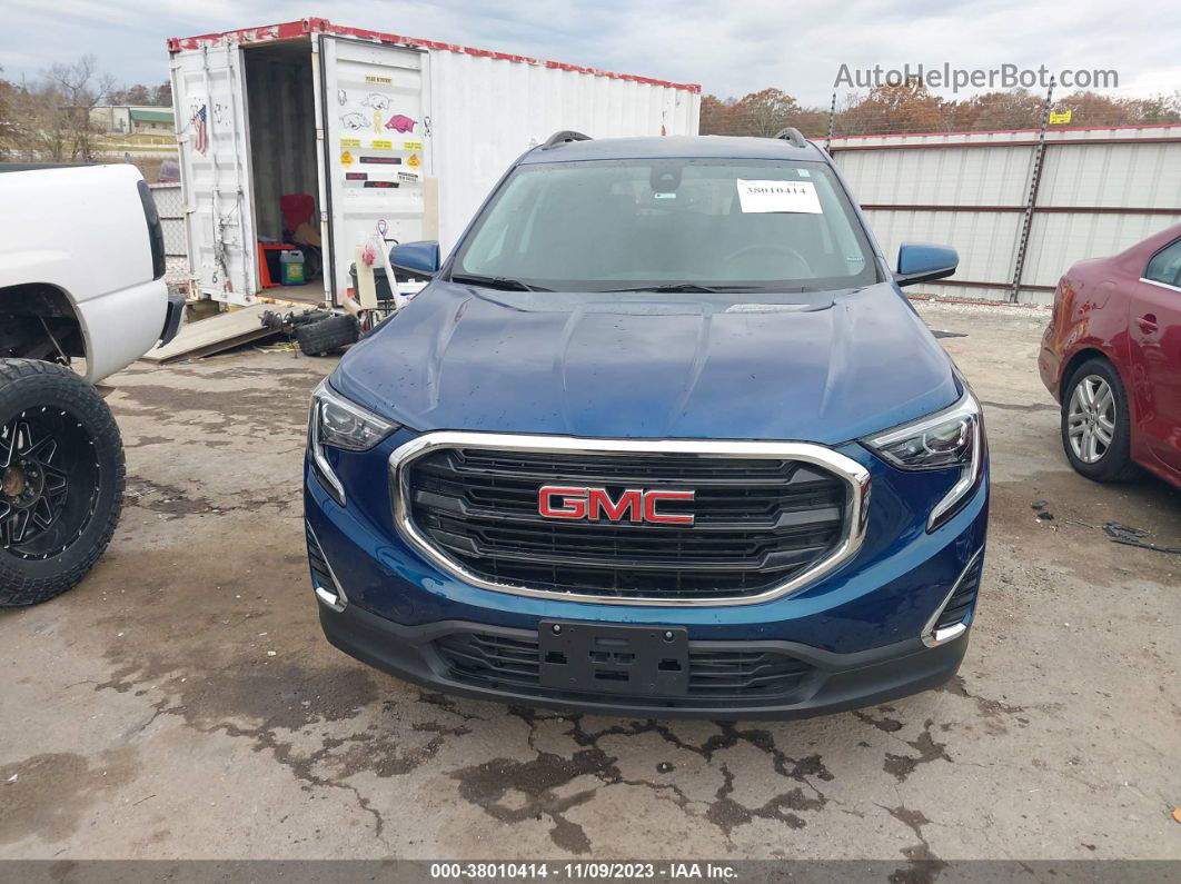 2020 Gmc Terrain Fwd Sle Синий vin: 3GKALMEV6LL114779