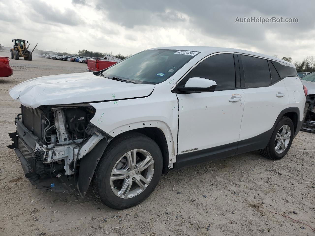 2020 Gmc Terrain Sle White vin: 3GKALMEV6LL140721