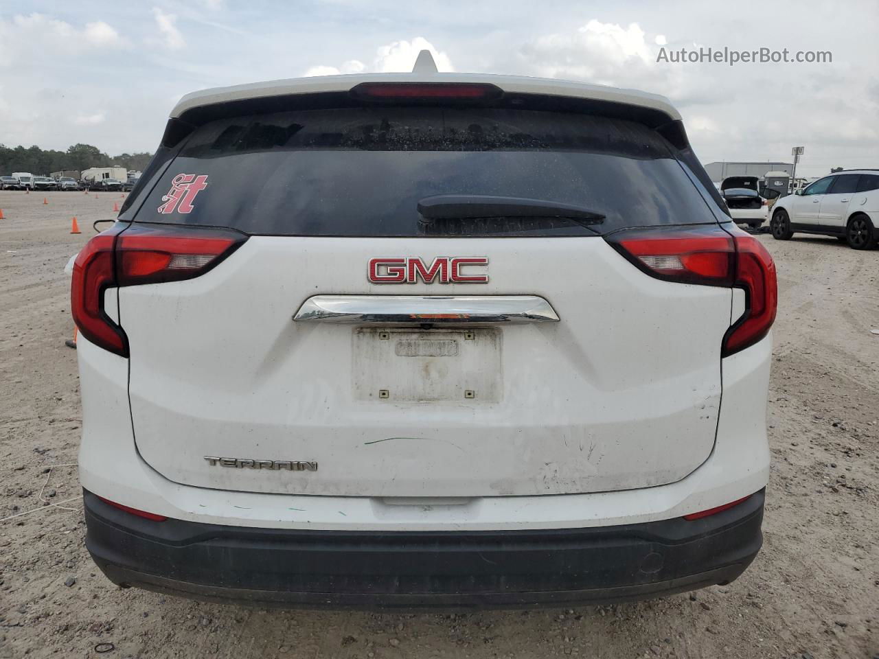 2020 Gmc Terrain Sle White vin: 3GKALMEV6LL140721