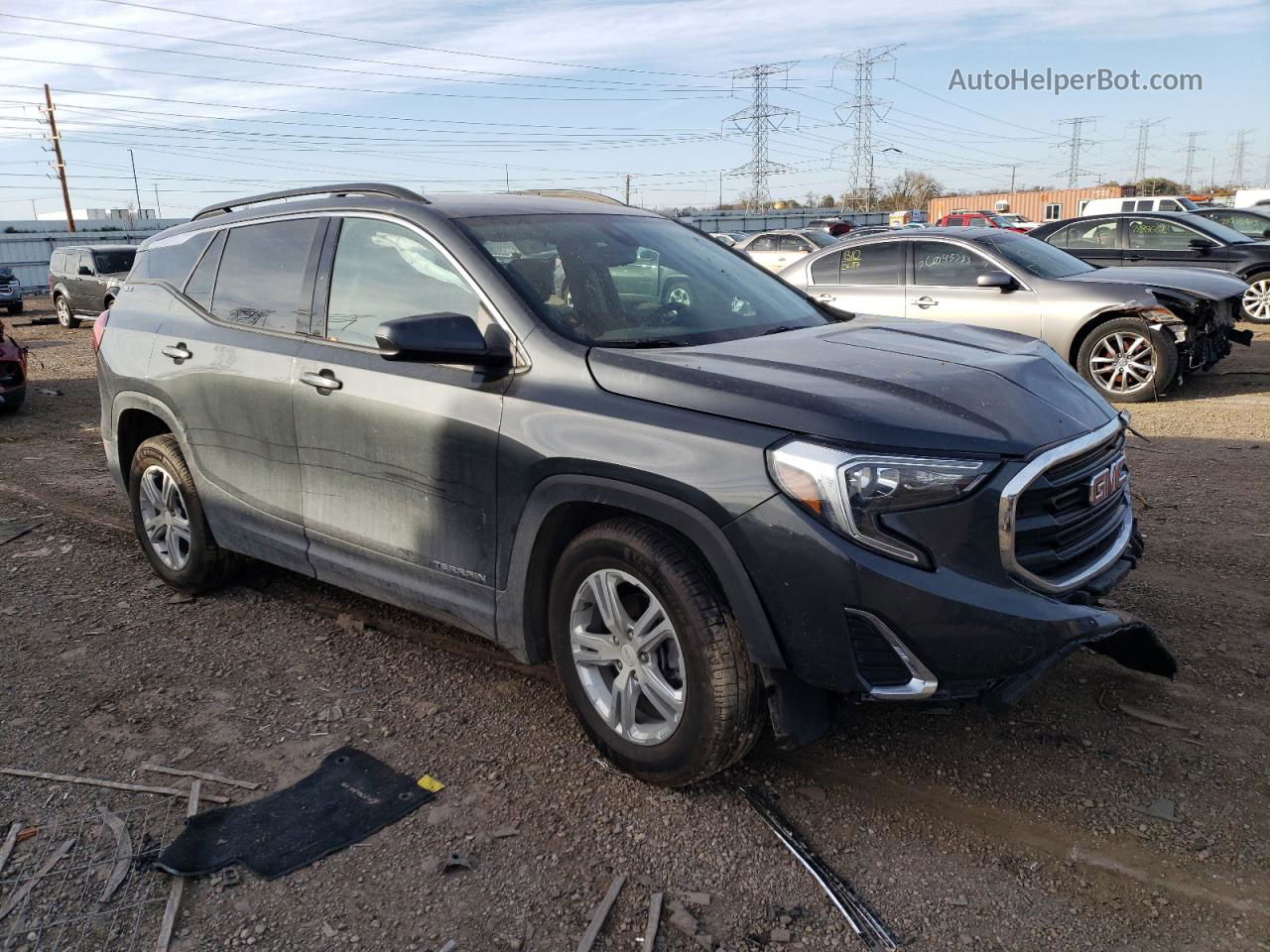 2020 Gmc Terrain Sle Charcoal vin: 3GKALMEV6LL186064