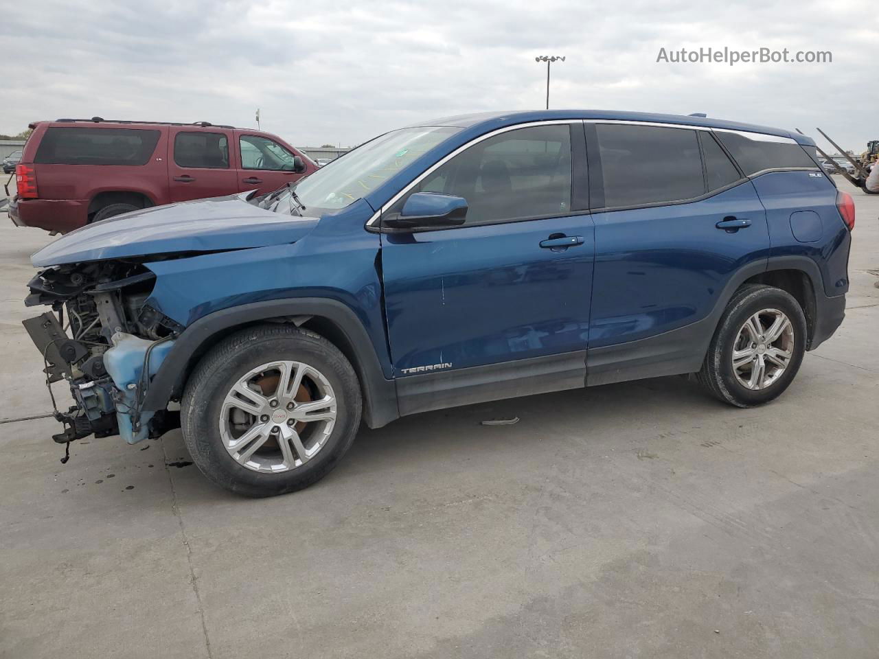 2020 Gmc Terrain Sle Blue vin: 3GKALMEV6LL191314