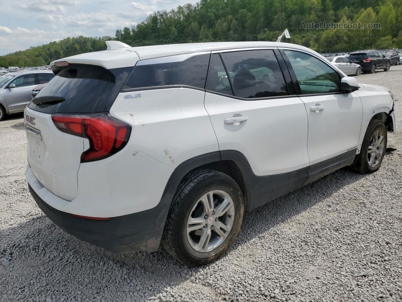 2020 Gmc Terrain Sle White vin: 3GKALMEV6LL197811