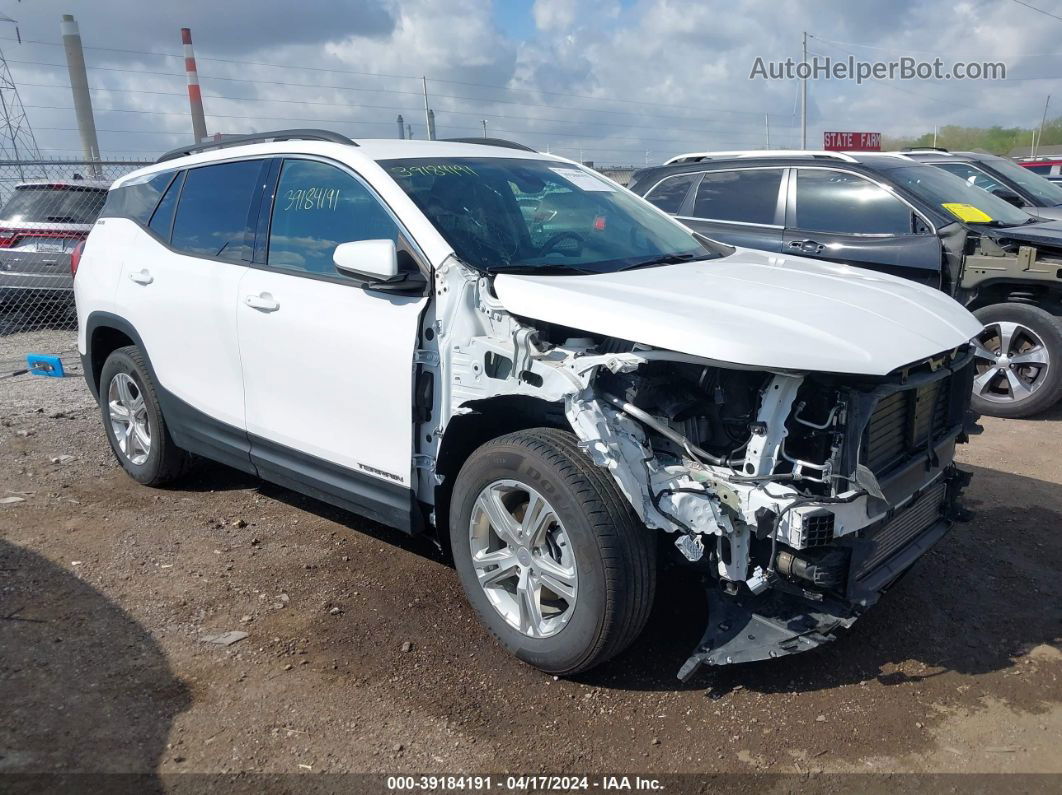 2020 Gmc Terrain Fwd Sle White vin: 3GKALMEV6LL209049