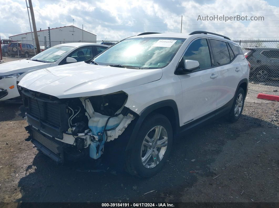 2020 Gmc Terrain Fwd Sle White vin: 3GKALMEV6LL209049