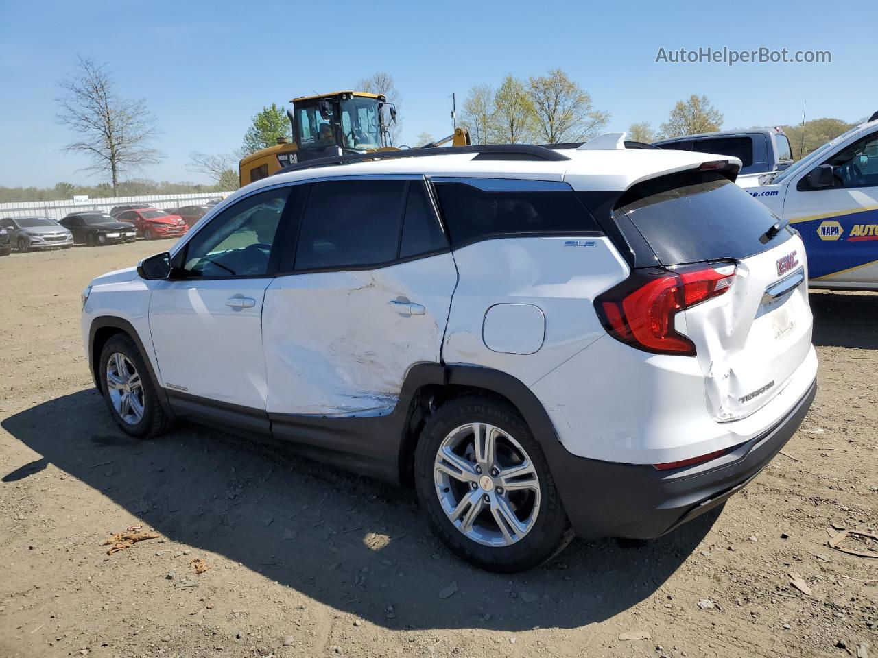 2020 Gmc Terrain Sle White vin: 3GKALMEV6LL212291