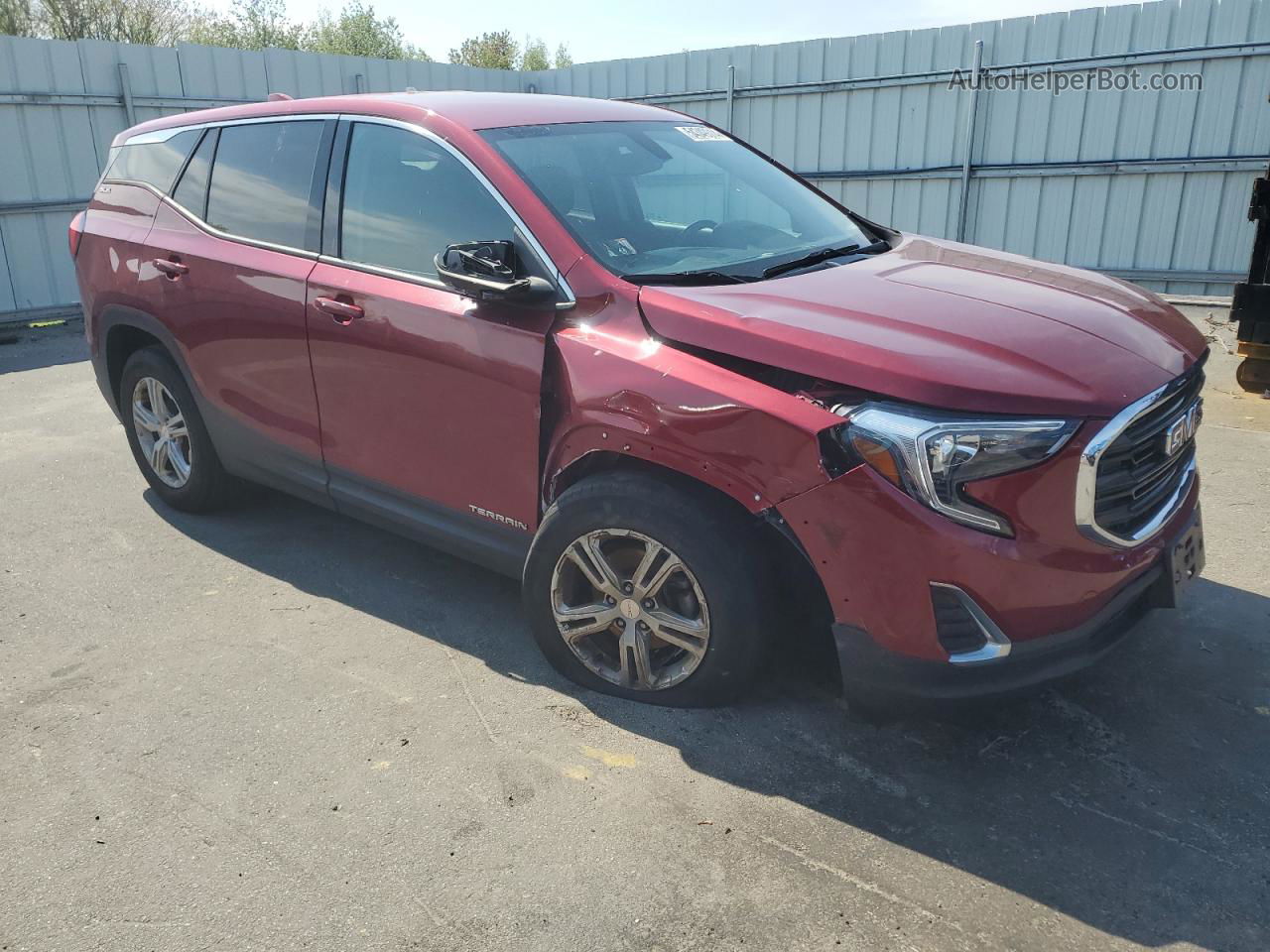 2019 Gmc Terrain Sle Red vin: 3GKALMEV7KL105247