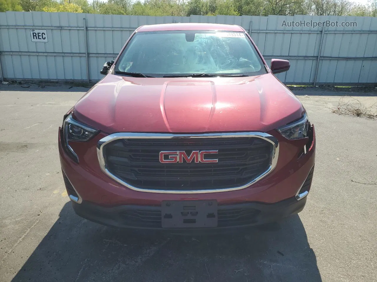 2019 Gmc Terrain Sle Red vin: 3GKALMEV7KL105247