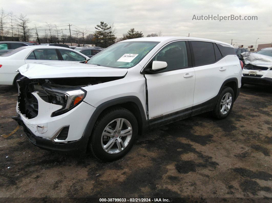 2019 Gmc Terrain Sle White vin: 3GKALMEV7KL110108