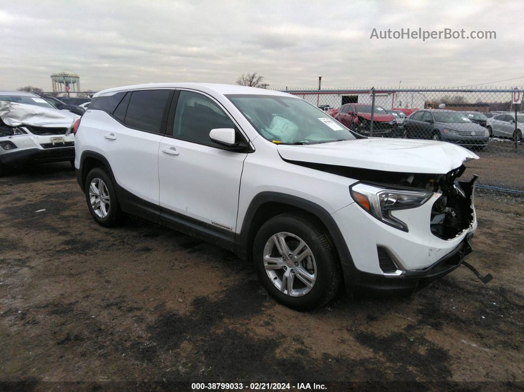 2019 Gmc Terrain Sle White vin: 3GKALMEV7KL110108