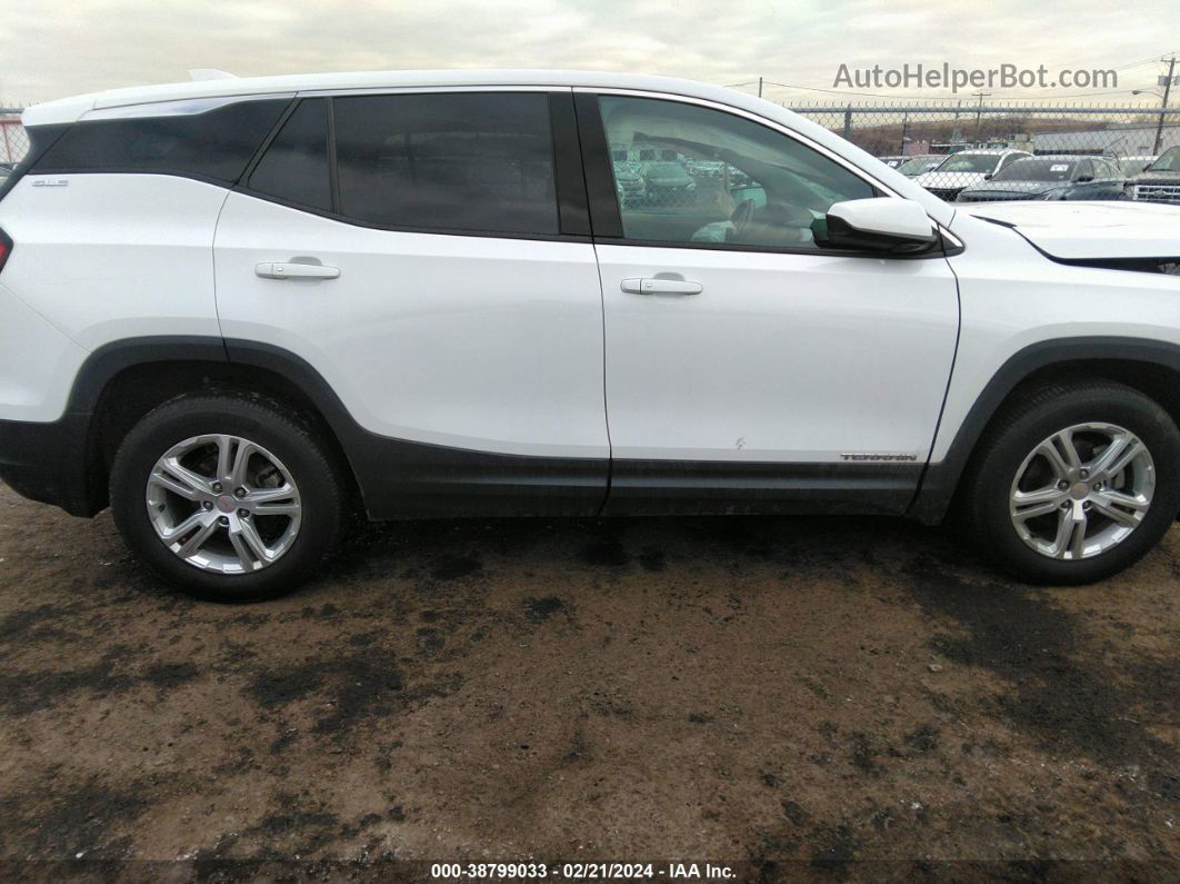 2019 Gmc Terrain Sle White vin: 3GKALMEV7KL110108