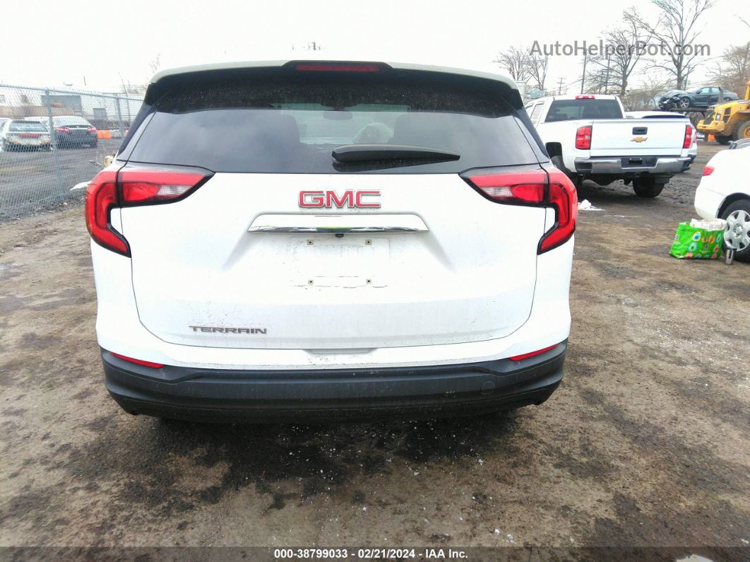 2019 Gmc Terrain Sle White vin: 3GKALMEV7KL110108