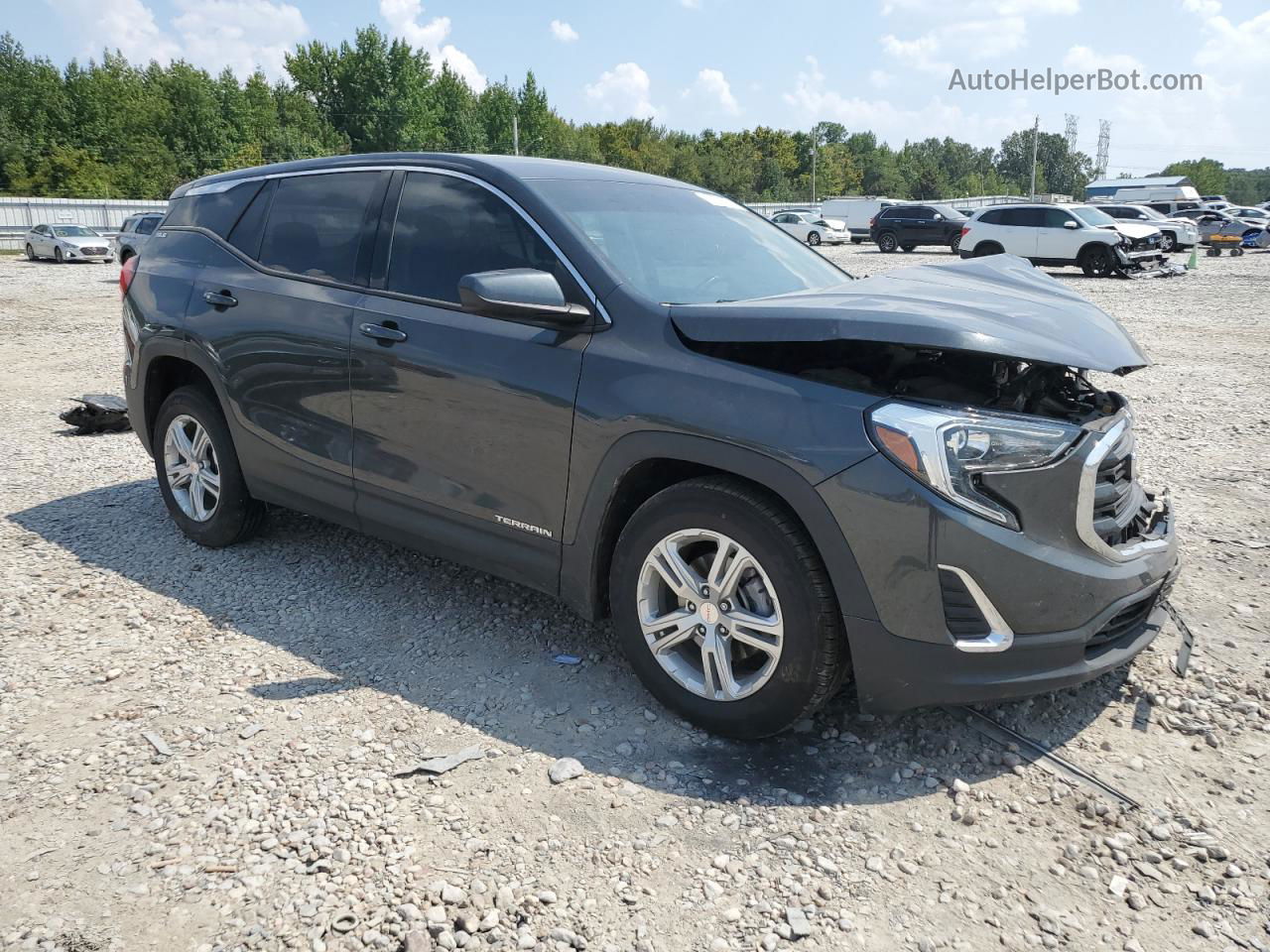 2019 Gmc Terrain Sle Угольный vin: 3GKALMEV7KL130648