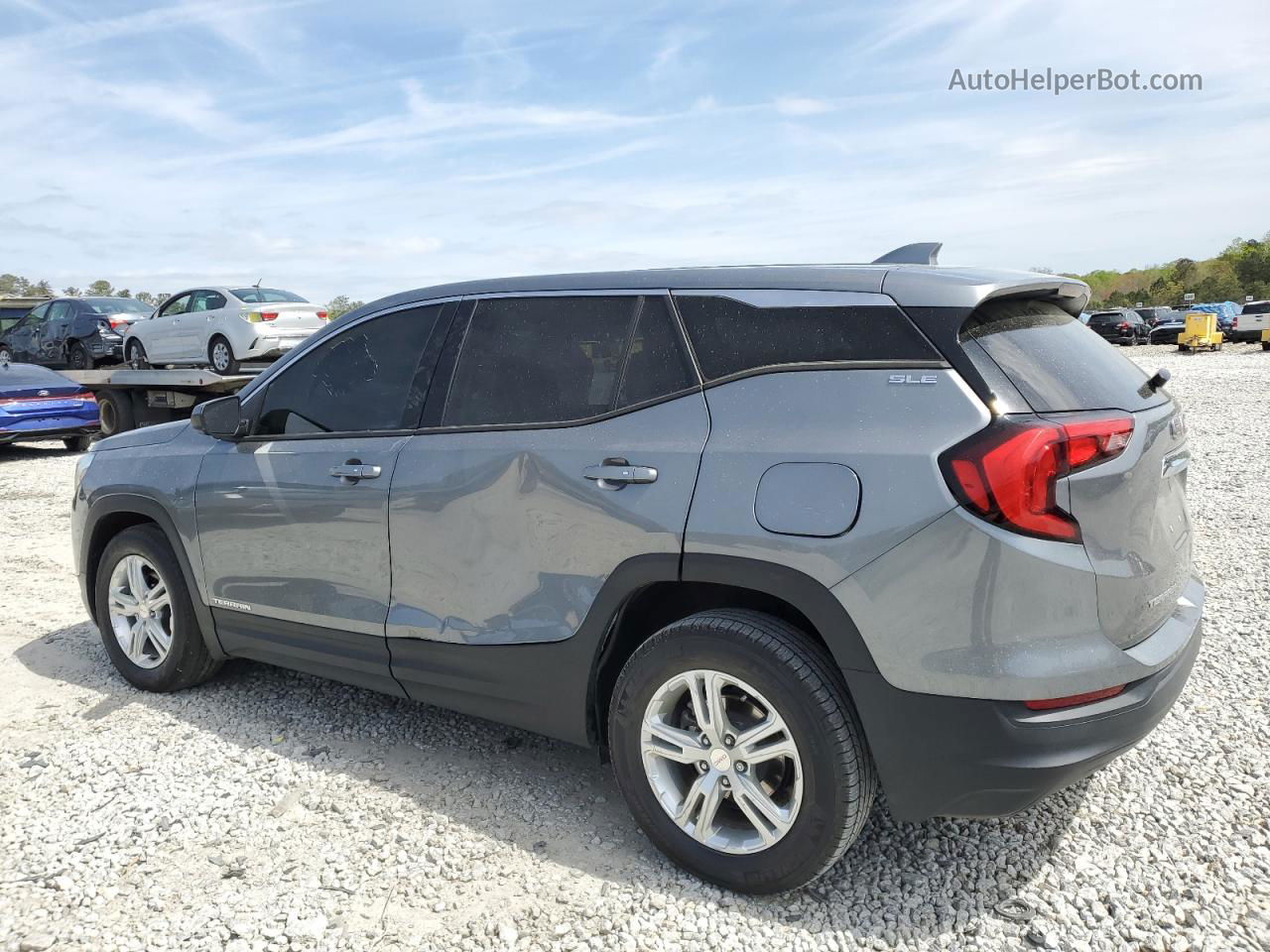 2019 Gmc Terrain Sle Gray vin: 3GKALMEV7KL290335