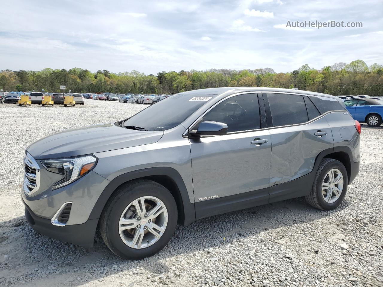 2019 Gmc Terrain Sle Gray vin: 3GKALMEV7KL290335