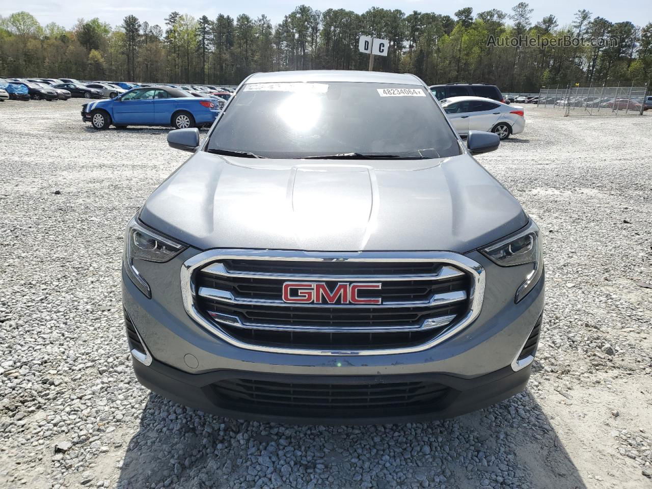 2019 Gmc Terrain Sle Gray vin: 3GKALMEV7KL290335