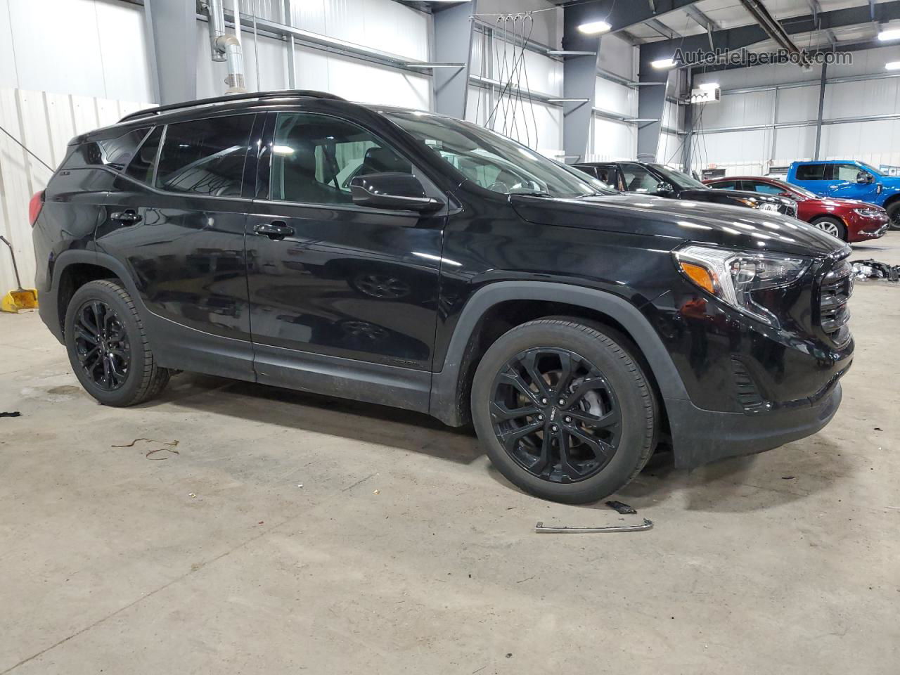 2019 Gmc Terrain Sle Черный vin: 3GKALMEV7KL356575