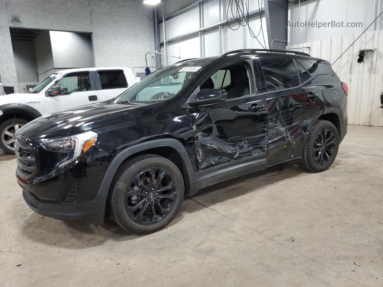 2019 Gmc Terrain Sle Черный vin: 3GKALMEV7KL356575