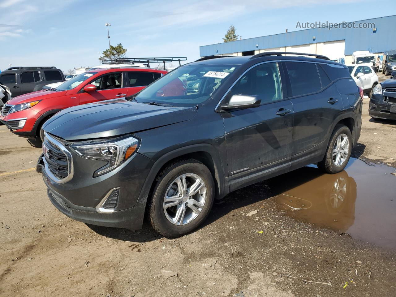 2019 Gmc Terrain Sle Gray vin: 3GKALMEV7KL386465