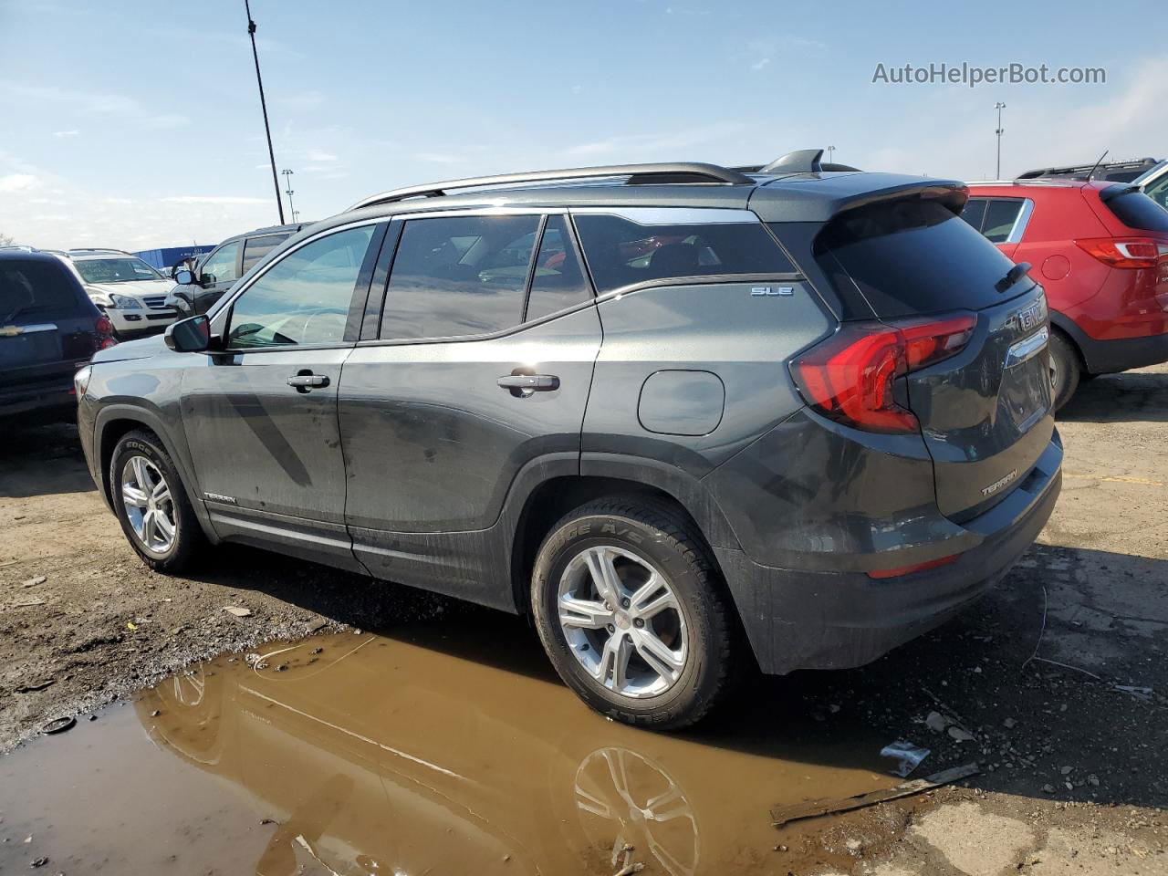 2019 Gmc Terrain Sle Gray vin: 3GKALMEV7KL386465