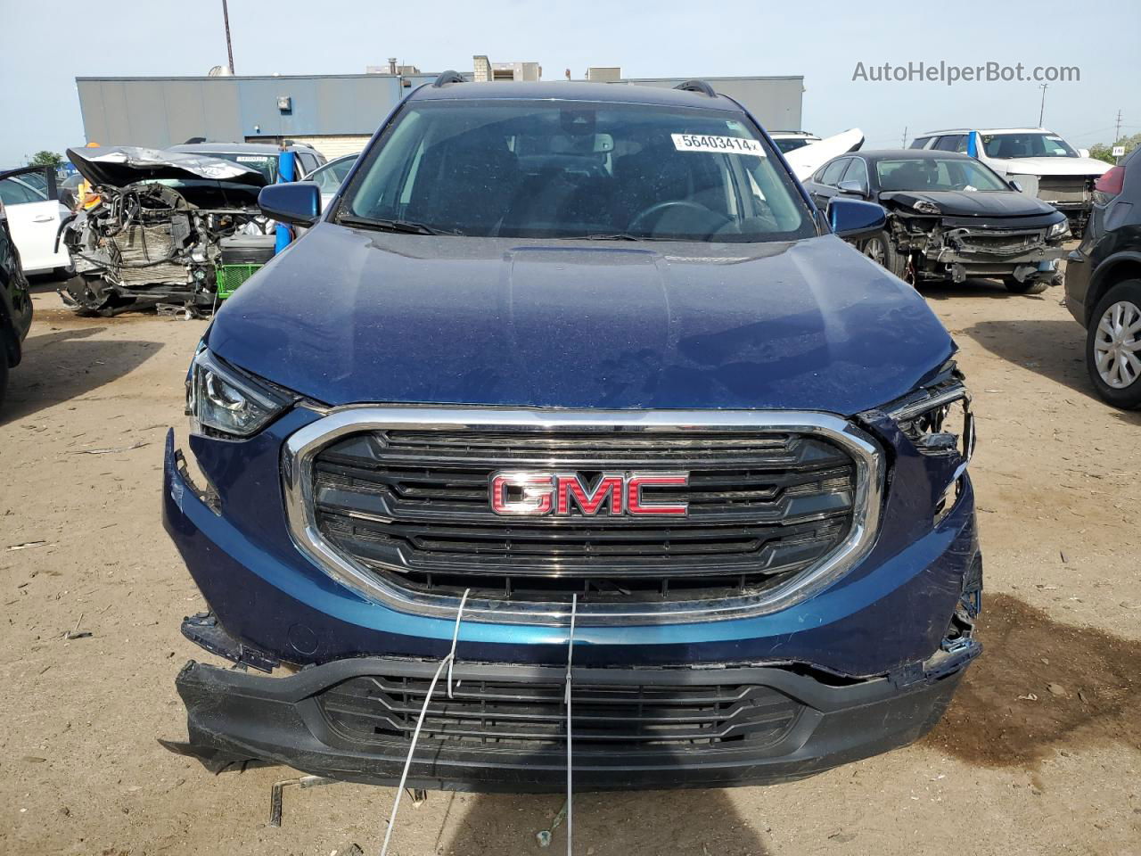 2020 Gmc Terrain Sle Синий vin: 3GKALMEV7LL162193