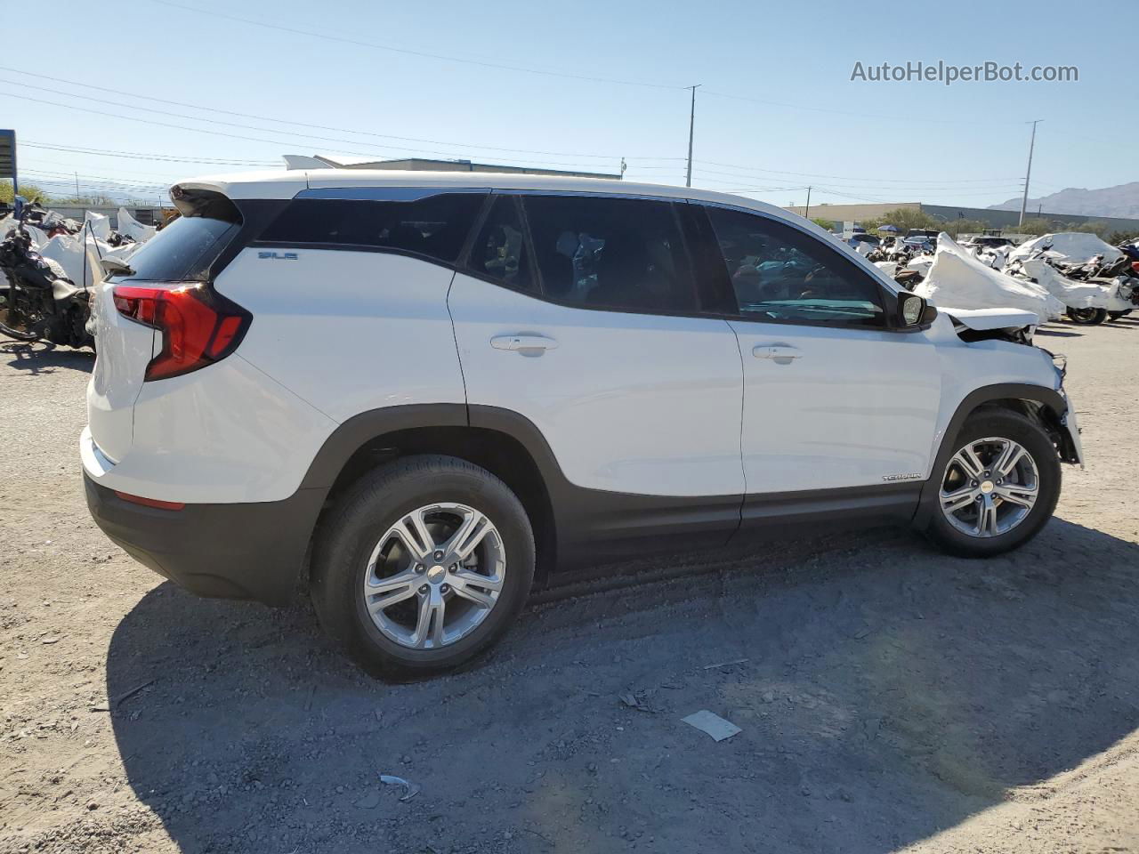 2020 Gmc Terrain Sle White vin: 3GKALMEV7LL206127