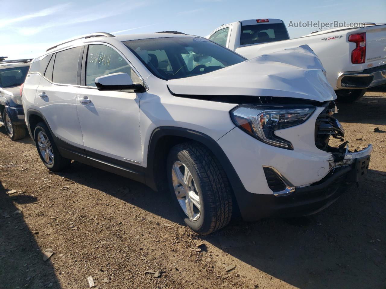 2020 Gmc Terrain Sle White vin: 3GKALMEV7LL207505