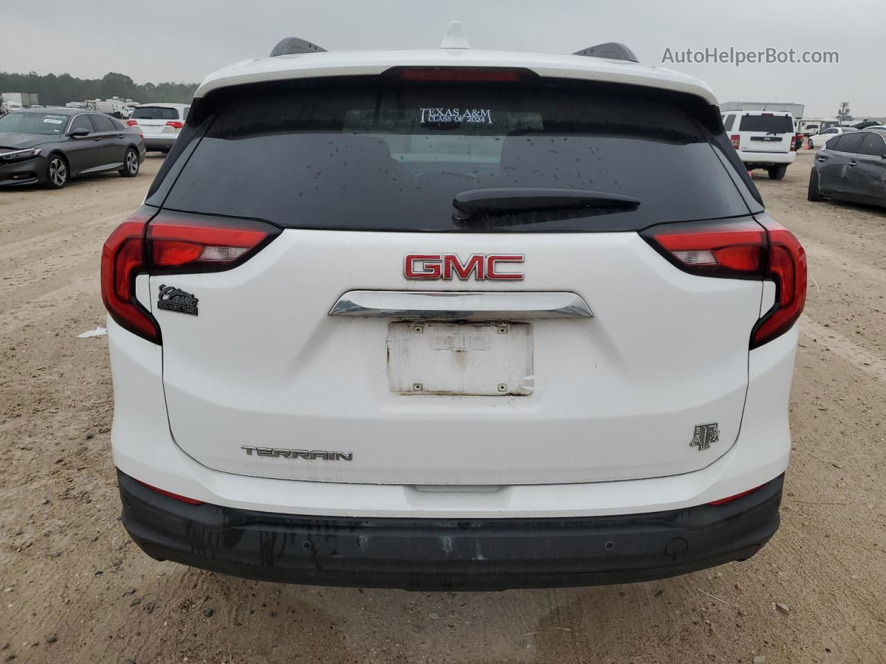 2019 Gmc Terrain Sle White vin: 3GKALMEV8KL326095