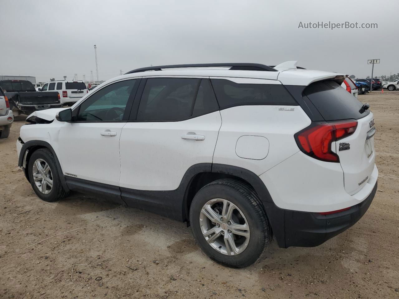 2019 Gmc Terrain Sle White vin: 3GKALMEV8KL326095