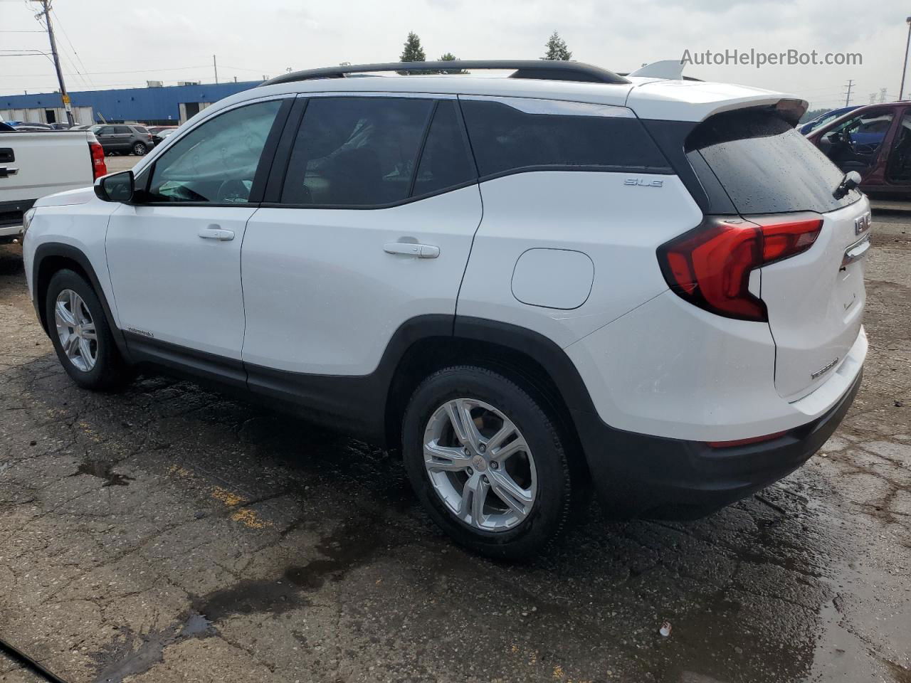 2019 Gmc Terrain Sle White vin: 3GKALMEV8KL358898